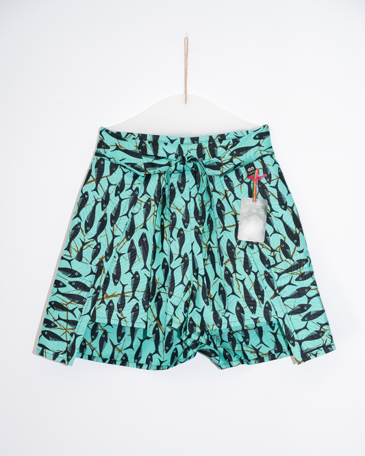 Mini shorts in Fish in the sea